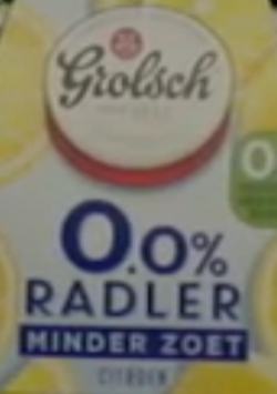 Grolsch 0.0% Radler Minder Zoet logo Grolsch 0.0% Radler Minder Zoet logo